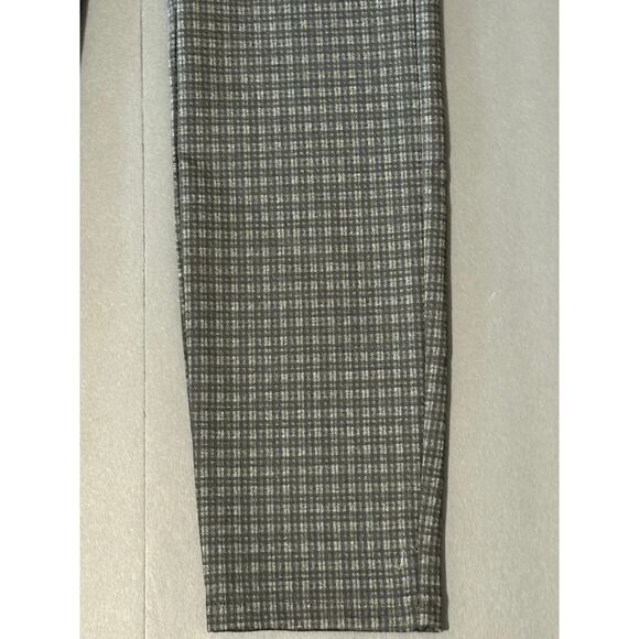 Calvin Klein Black and Gray Checkered Pants, Size 8 - Picture 3 of 6